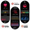 MANTA ALEXA Mini Smartwatch, Smart hodinky, biele