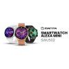 MANTA ALEXA Mini Smartwatch, Smart hodinky, biele
