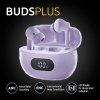 INTENSO BUDS Plus, Bezdrôtové slúchadlá, fialové