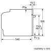 SIEMENS Vstavaná rúra HB234AEB3