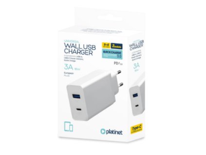 Platinet WALL USB Charger 3A