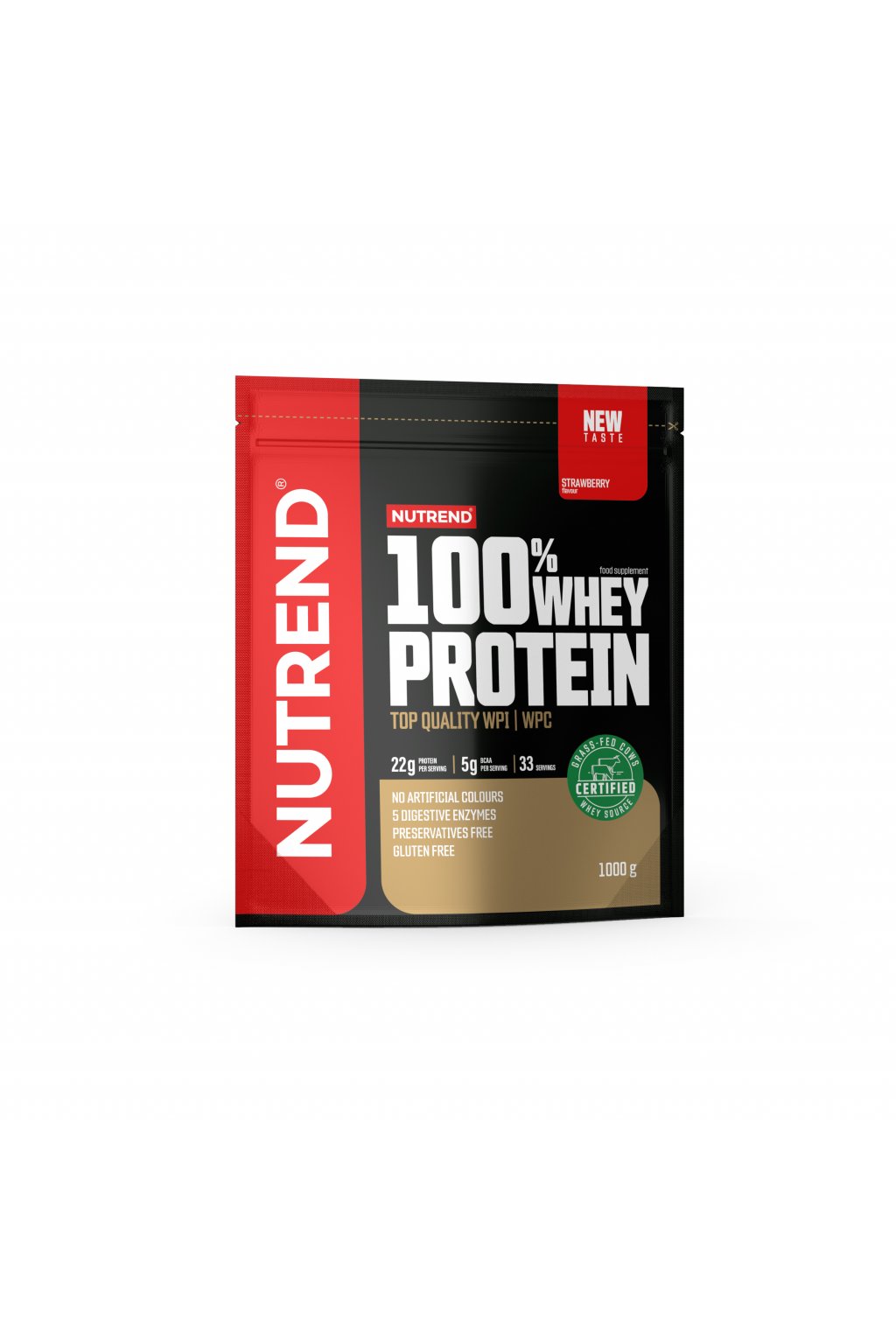 100% Whey protein, 1000g, Jahoda