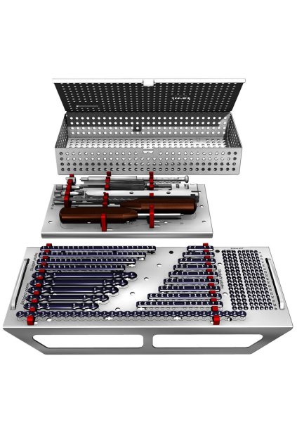 Sada blokovaných plotének s instrumentáriem - systém 2,7