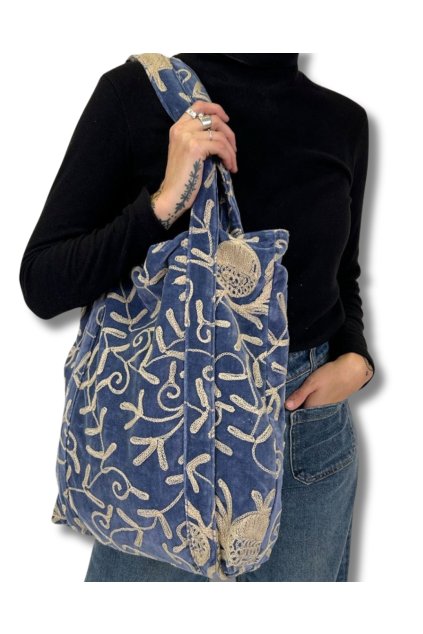 Taška CHANDNI modrá ASHARIYA