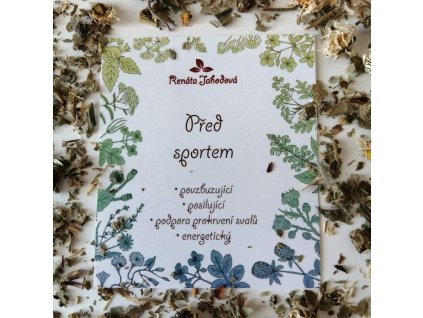 Před sportem – bylinný čaj
