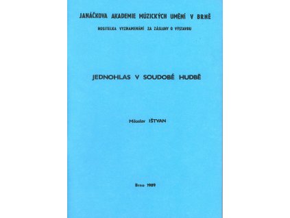 1072 jednohlas v soudobe hudbe
