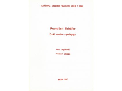 1138 frantisek schafer profil umelce a pedagoga