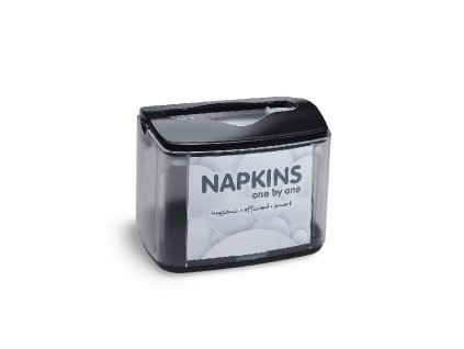 zasobnik na ubrousky interfold n4 stolni cerny plast oav1t90dze