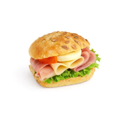 Banketka sunka syr svetle pozadi