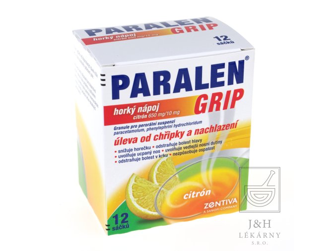 Paralen Grip Horký Nápoj por.gra.sus. 12