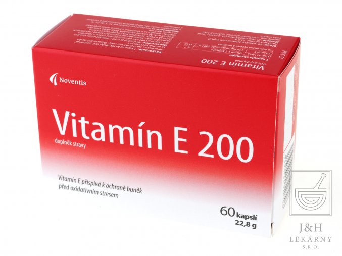 Vitamín E 200 cps.60