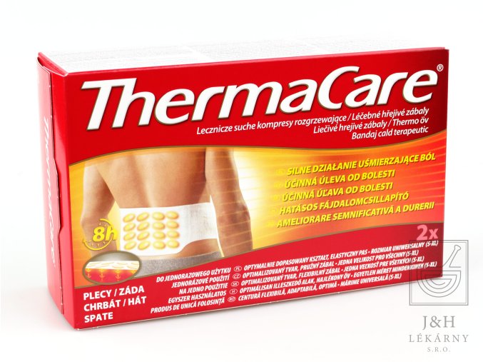 Thermacare LBH - hřejivý zábal na záda 2ks
