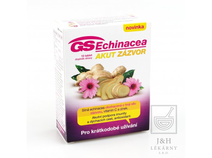 GS Echinacea Akut zázvor tbl. 15