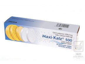 Maxi-Kalz 500 por.tbl.eff.20x500mg