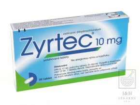 Zyrtec por.tbl.flm.20x10mg