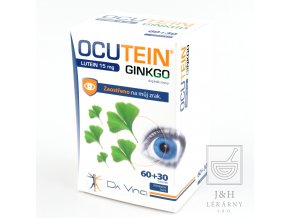 Ocutein Ginkgo 45mg+Lutein 15mg Da Vinci tob.60+30