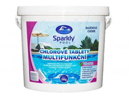 chlorove tablety 200g 5v1 5kg