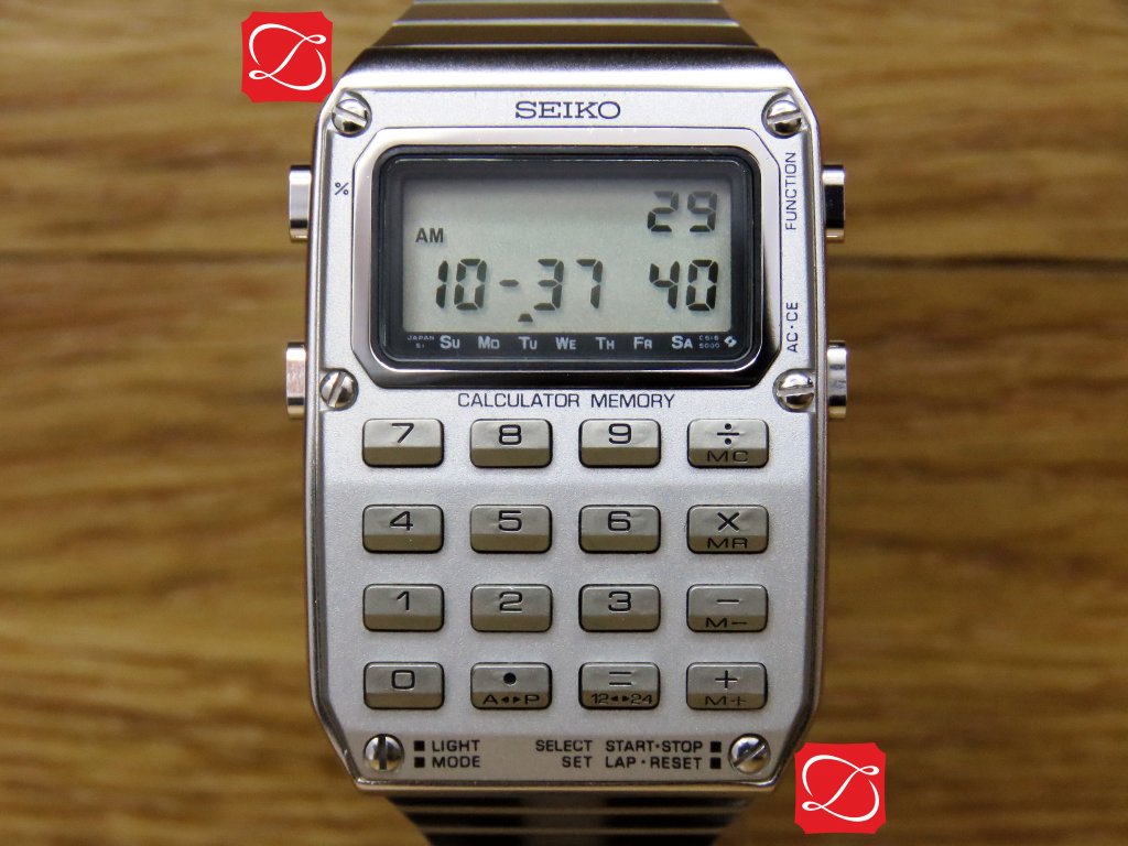 SEIKO C515-5000 CALCULATOR CHRONOGRAPH 1982 - HODINKY JK-WATCHES-DZ CZ,  .