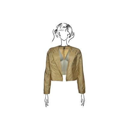 Unlined Silk Blazer (Tassar Silk)
