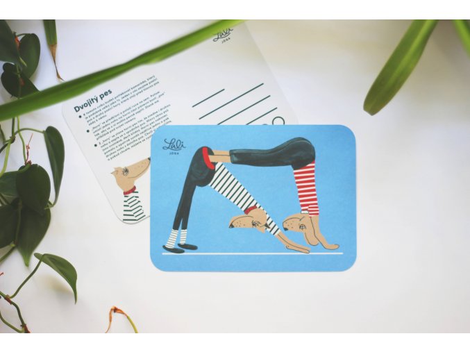 Pohlednice "Dvojitý pes"