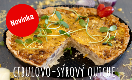 cibulovo-sýrový quiche