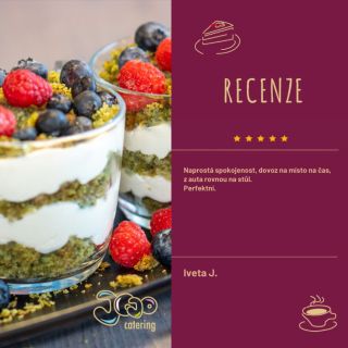 Recenze od zákazníků a jejich doporučení jsou tou největší odměnou za naší vykonanou práci. 🍽️🍰 ⭐️⭐️⭐️⭐️⭐️ “Naprostá...