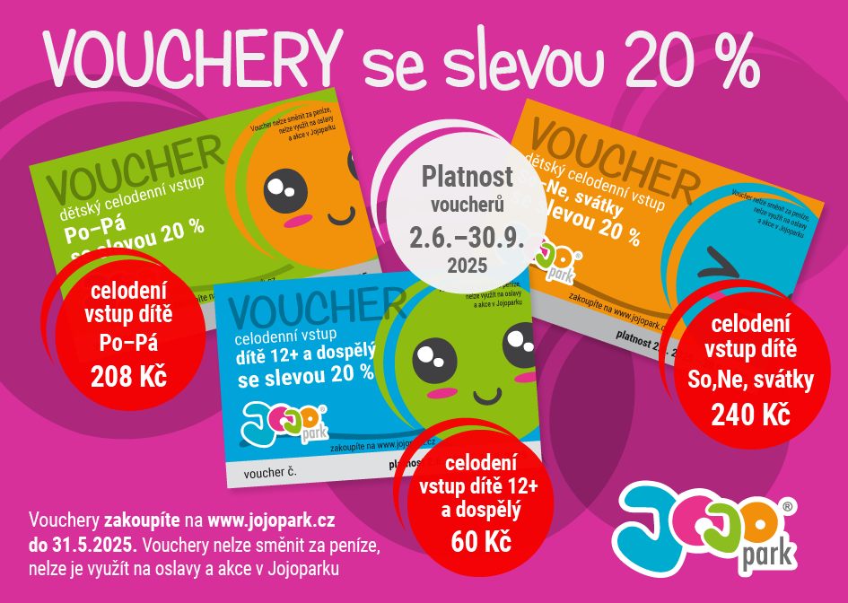 VOUCHERY SE SLEVOU 20%