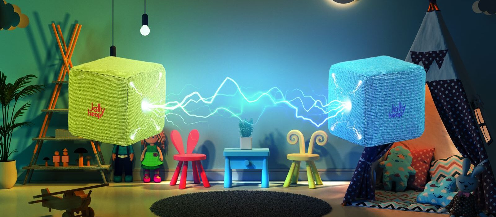 Magnetické bloky JollyHeap