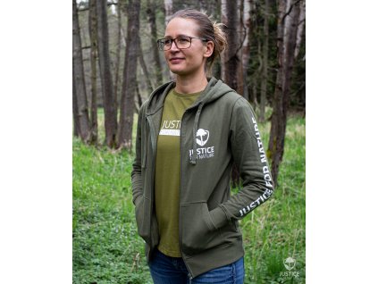 mikina, zelená mikina