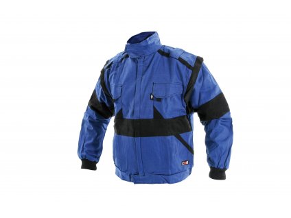 Montérková bunda LUX HUGO zateplená modro-černá