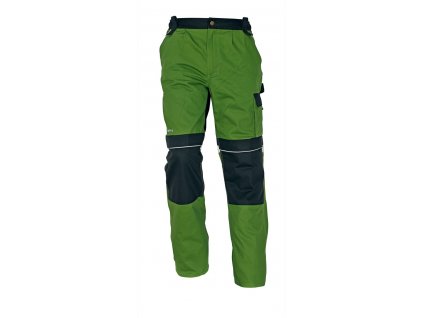 Montérkové kalhoty do pasu STANMORE zelená/černá