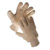 Pracovní rukavice froté bavlna DUNLIN béžová