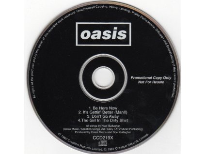 Oasis - Be Here Now