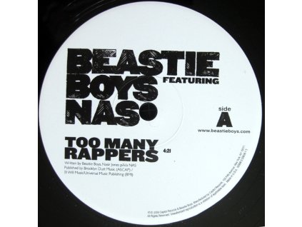 Beastie Boys Featuring Nas - Too Many Rappers