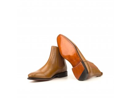 Chelsea Goodyear Welted Box Calf Cognac Ang9