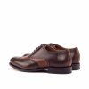 Full Brogue Goodyear Welted Painted Calf Dark Brown And Cognac Ang6