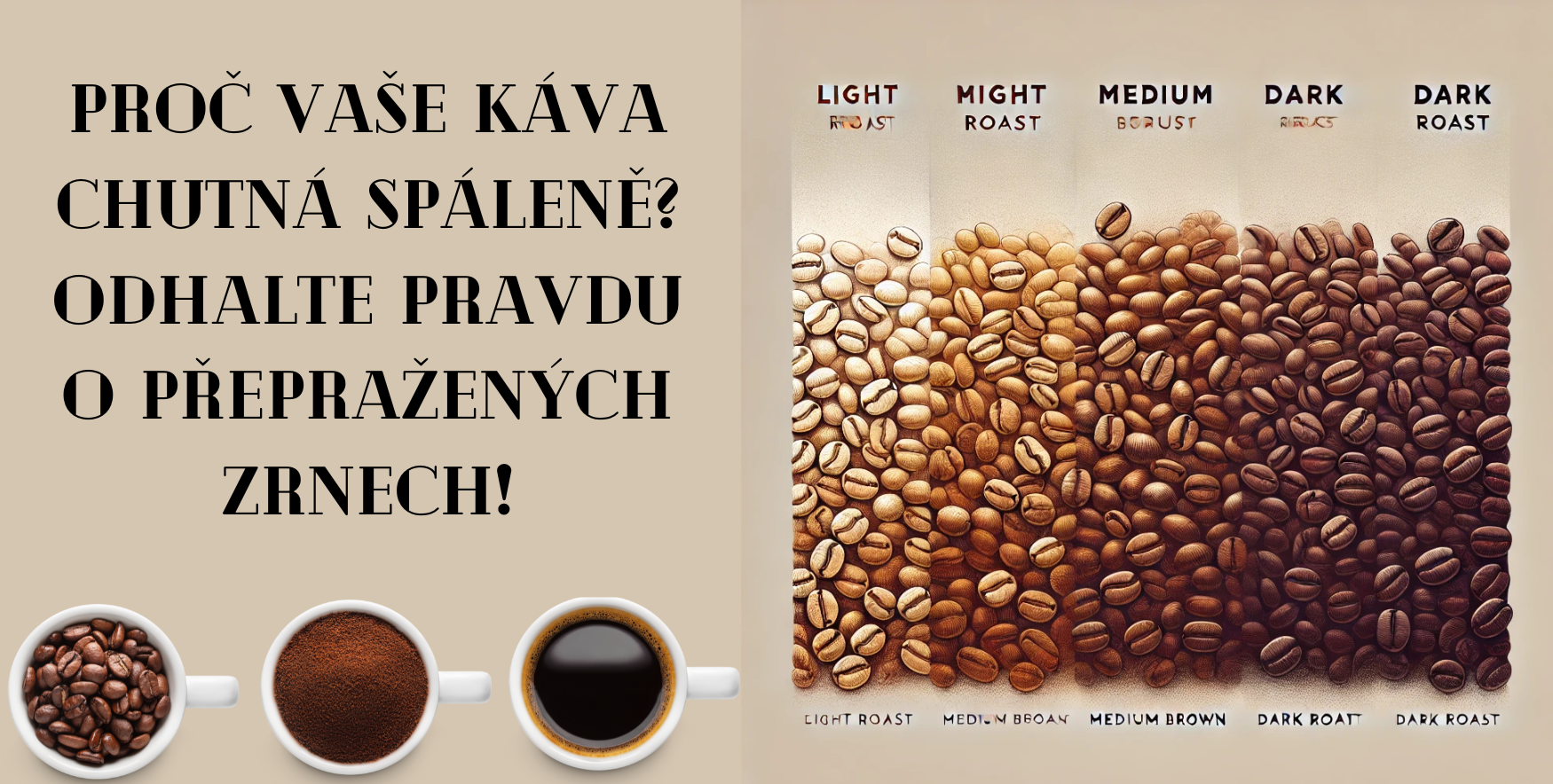 Proč Vaše Káva Chutná Spáleně? Odhalte Pravdu o Přepražených Zrnách!