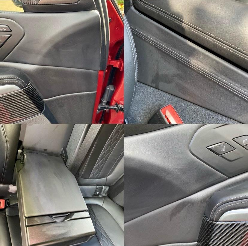 Poškození kůže vlhčenými ubrousky BMW X6M