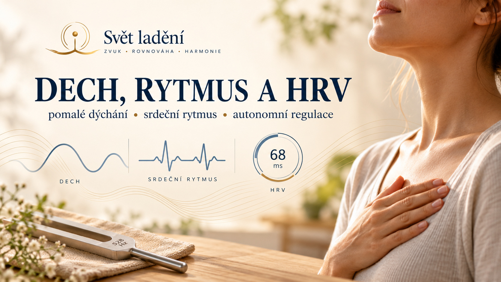 Dech, rytmus a HRV: Když se dech a srdce potkávají v jednom rytmu