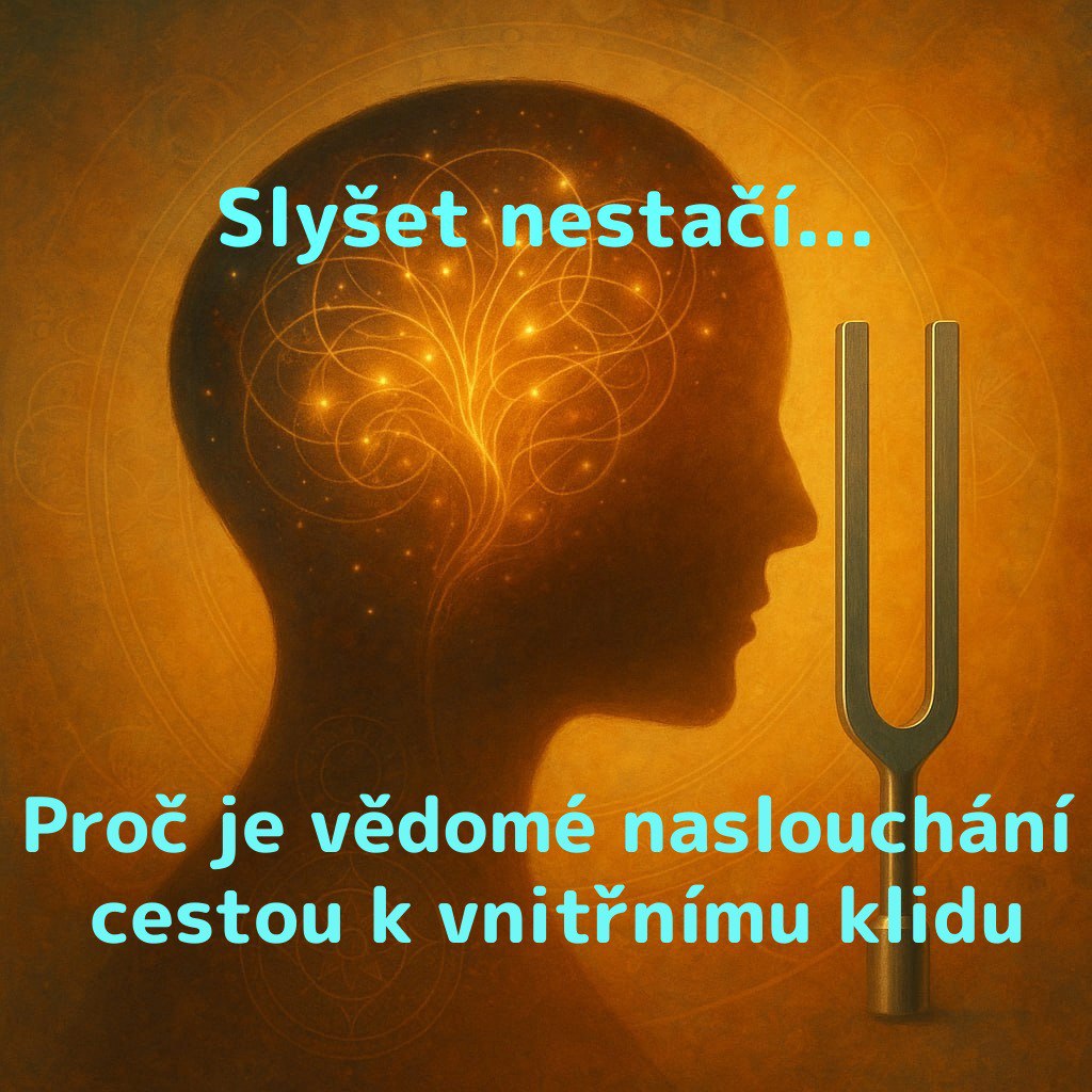 Slyšet nestačí — proč je vědomé naslouchání cestou k vnitřnímu klidu