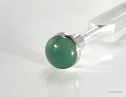 Aventurin-gruen-25mm-Alu-Stimmgabelaufsatz-tuningfork-gemfoot-KS-n_ml