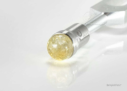 Citrin-Alu-1-15mm-Tuningfork-Gemfoot-Stahl-Stimmgabel-Aufsatz-Edelstein-Klangschwingung-h_ml