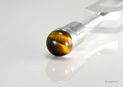 Tigerauge-15mm-Alu-Tuningfork-Gemfoot-Stimmgabel-Aufsatz-Edelstein-Klangschwingung_ml