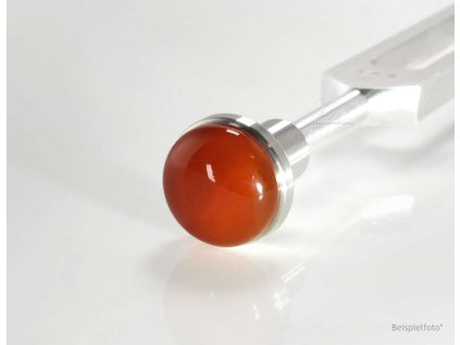 Carneol 25mm Alu Stimmgabelaufsatz tuningfork gemfoot KS n ml