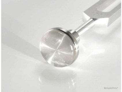 Bergkristall 30mm Alu Tuningfork Gemfoot Stimmgabel Aufsatz Edelstein Klangschwingung X1a ml