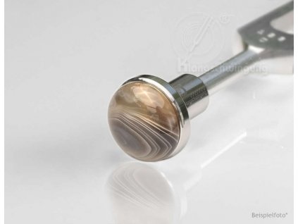 Botswana Achat Alu 25mm Stimmgabelaufsatz tuningfork gemfoot Klangschwingung ml