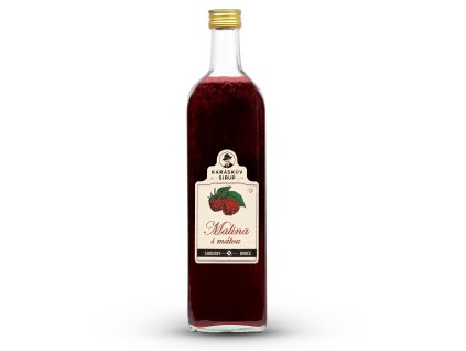 SIRUPY 1l nove etikety malina