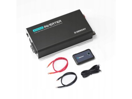 Renogy menic napeti 12V 230V 2000W cisty sinusovy s prepinacem