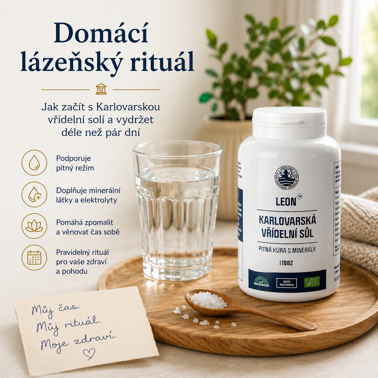 Domácí lázeňský rituál: jak začít s Karlovarskou vřídelní solí a vydržet