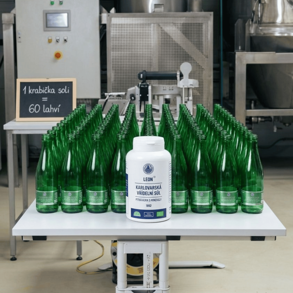 Kolik litrů vody je potřeba na výrobu karlovarské soli?